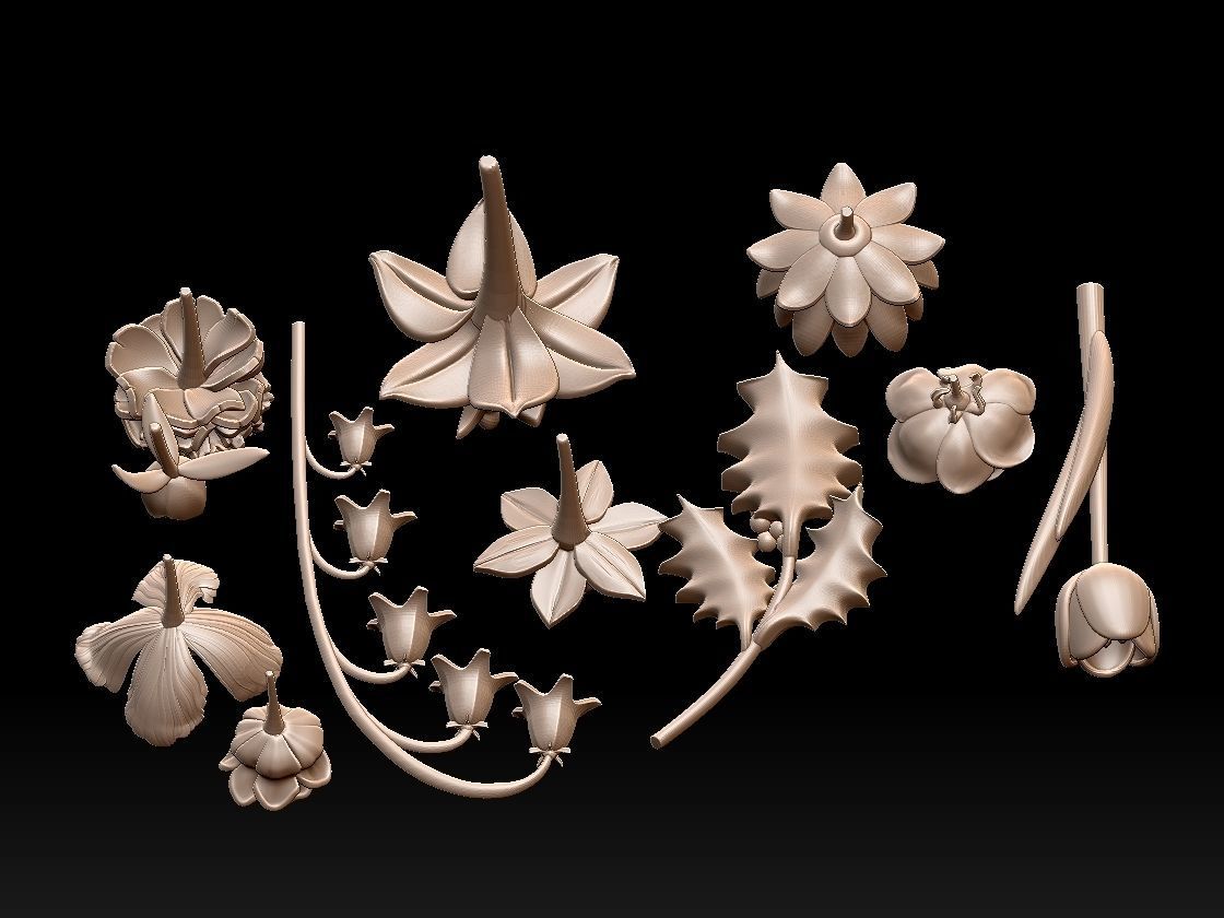 FLOWERS 3D print model_45