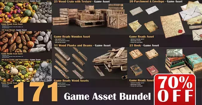 171 Environment Game Asset Bundle  