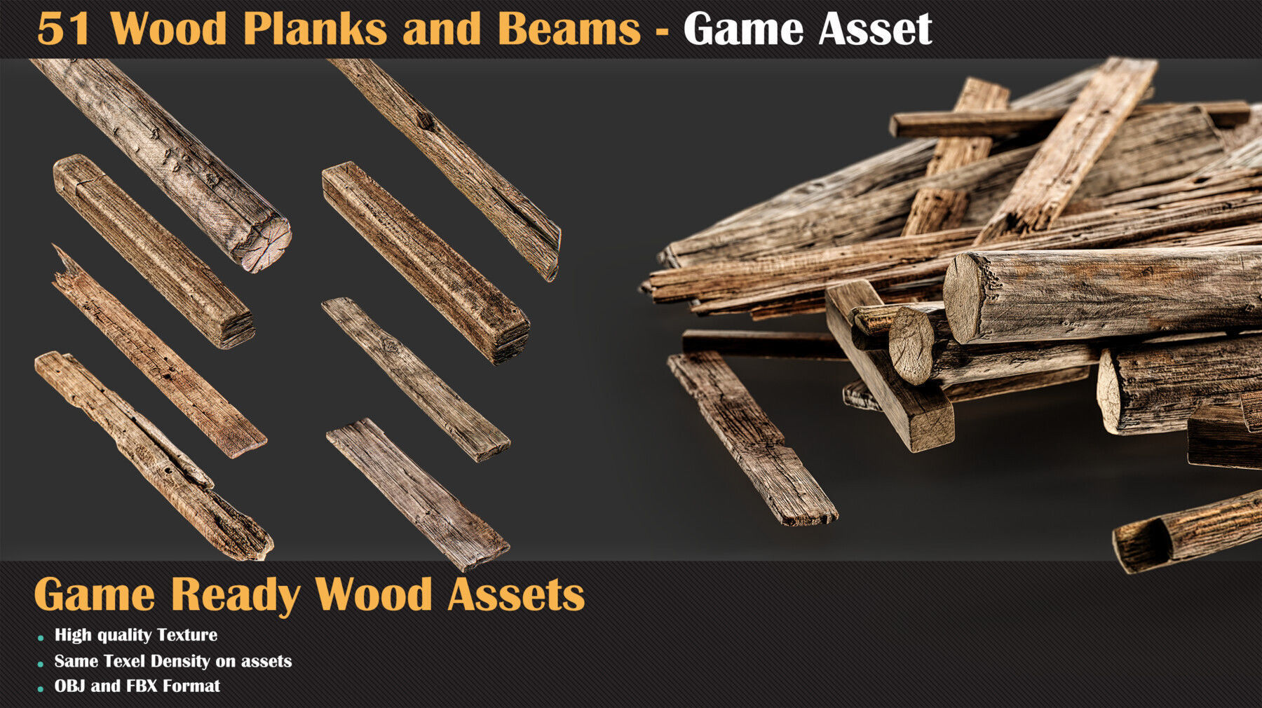 171 Environment Game Asset Bundle   3D model_6