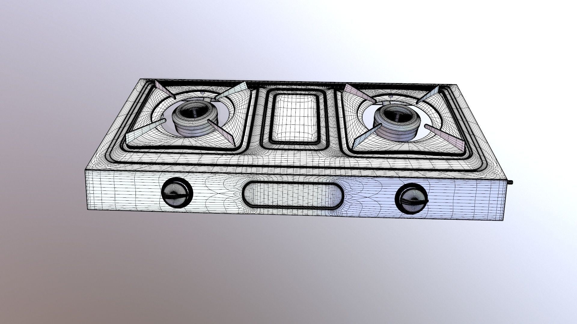 Gas Stove 3D model_10