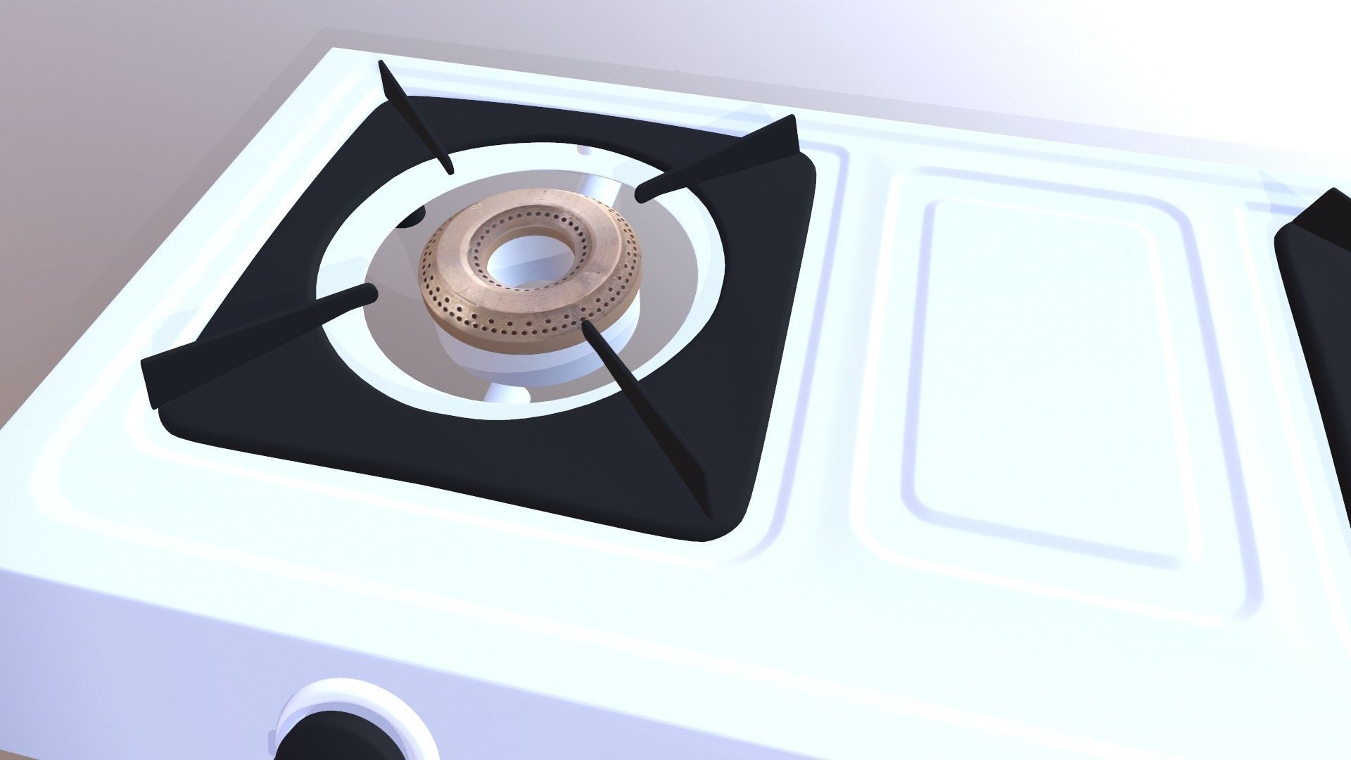 Gas Stove 3D model_6