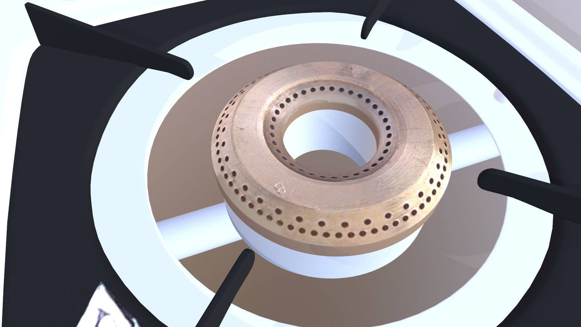 Gas Stove 3D model_5