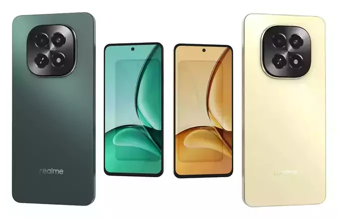 Realme V60 Star Gold And Turquoise Green
