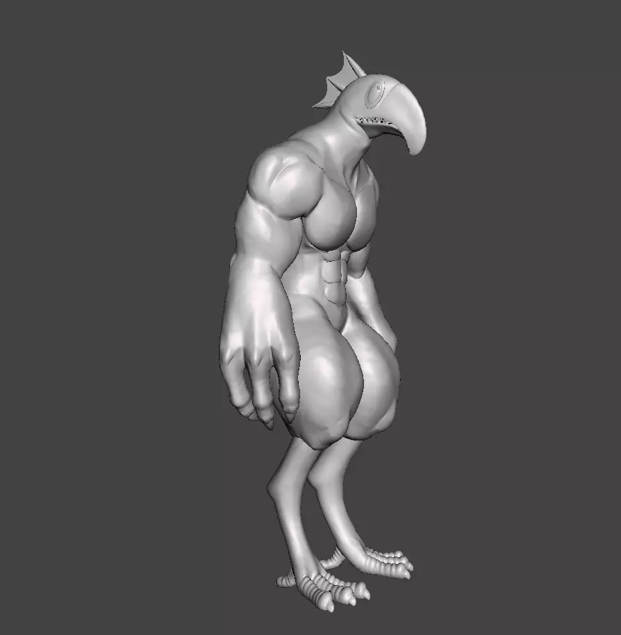 Dolzzo Blue Demon 3D Model 3D print model_0