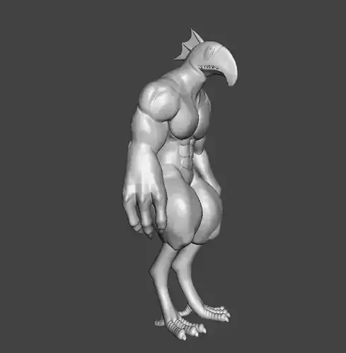 Dolzzo Blue Demon 3D Model