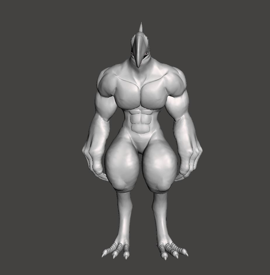 Dolzzo Blue Demon 3D Model 3D print model_1