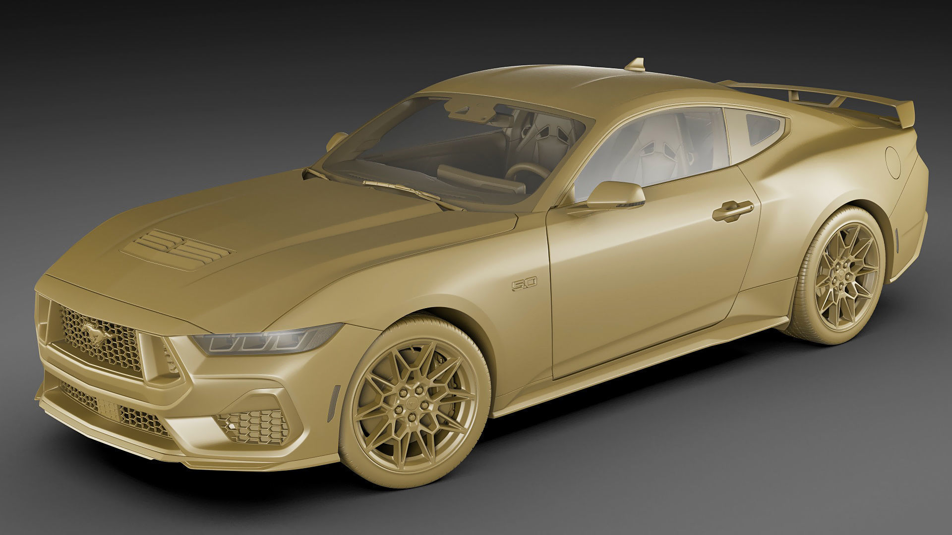 Mustang GT 2024 3D model_26