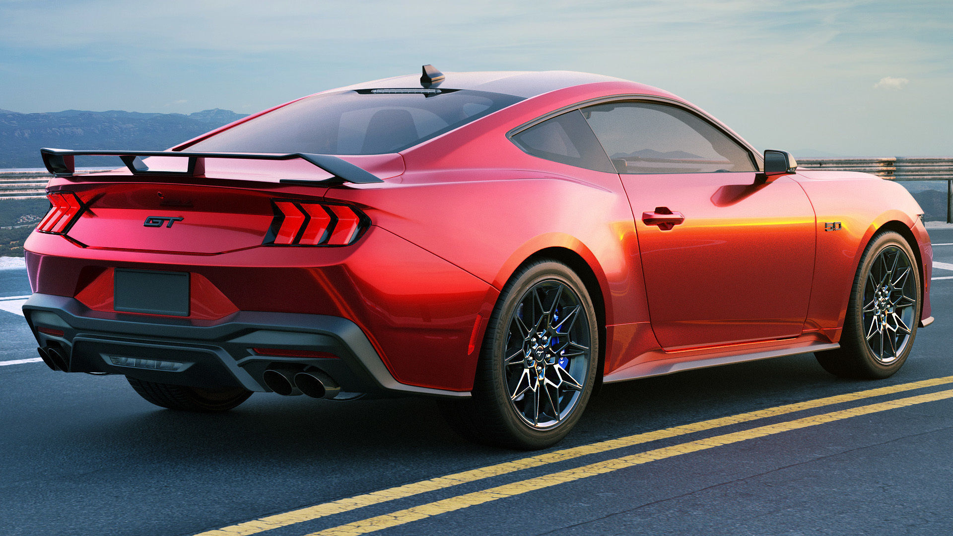 Mustang GT 2024 3D model_6