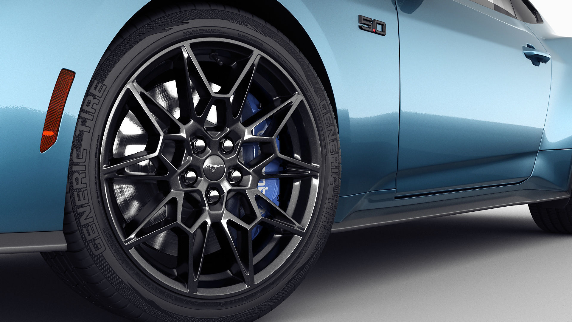 Mustang GT 2024 3D model_15