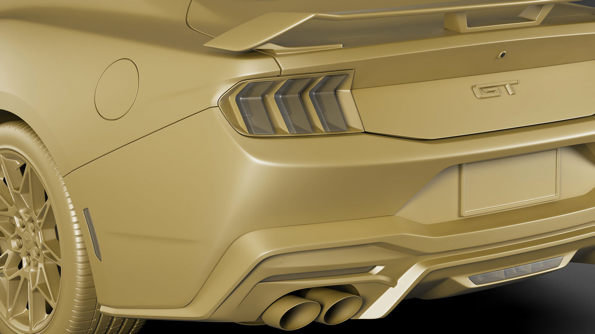 Mustang GT 2024 3D model_29