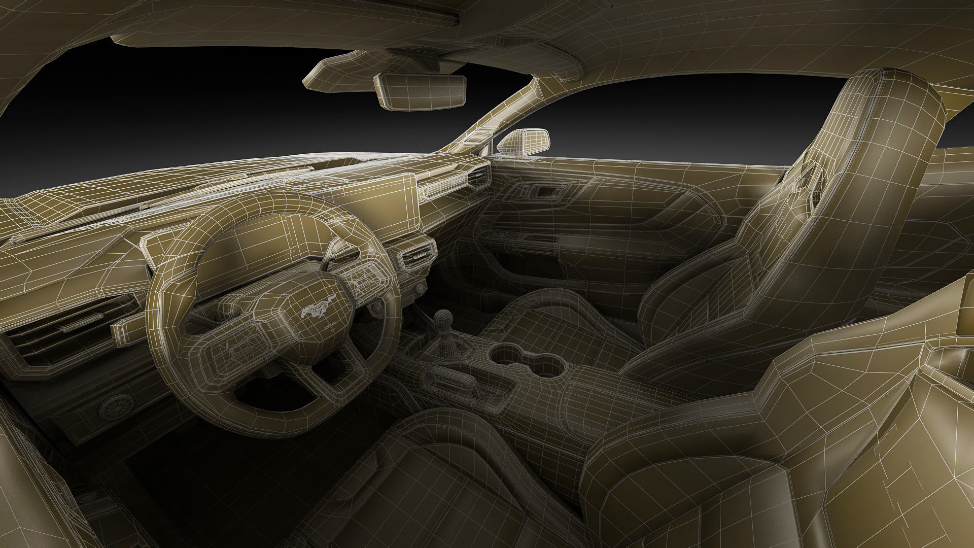 Mustang GT 2024 3D model_34