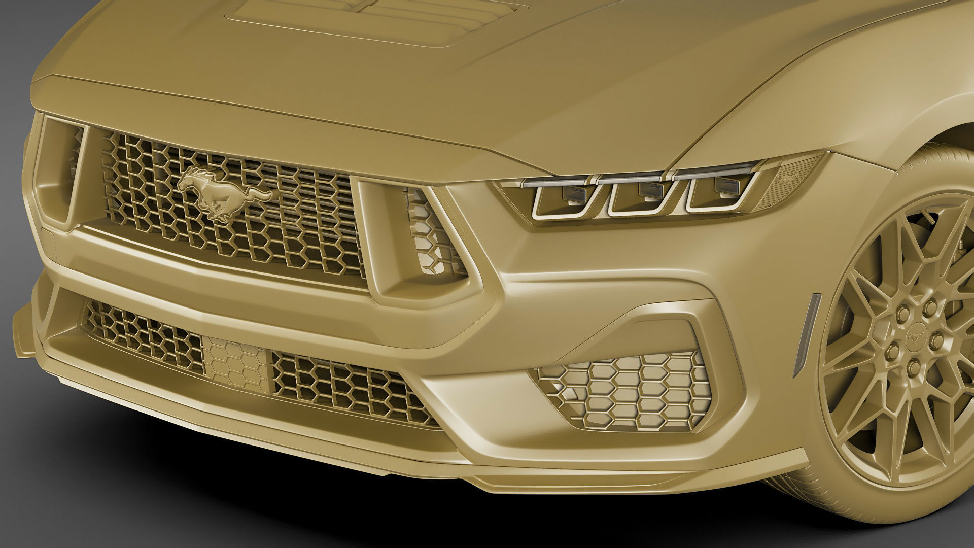 Mustang GT 2024 3D model_28