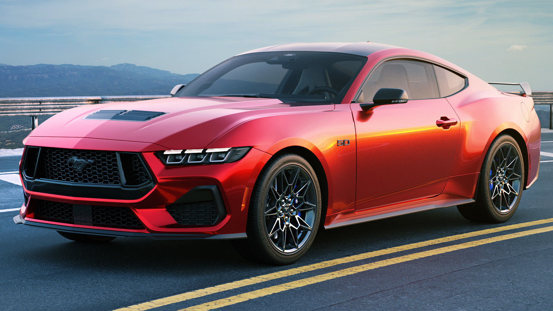 Mustang GT 2024 3D model_5