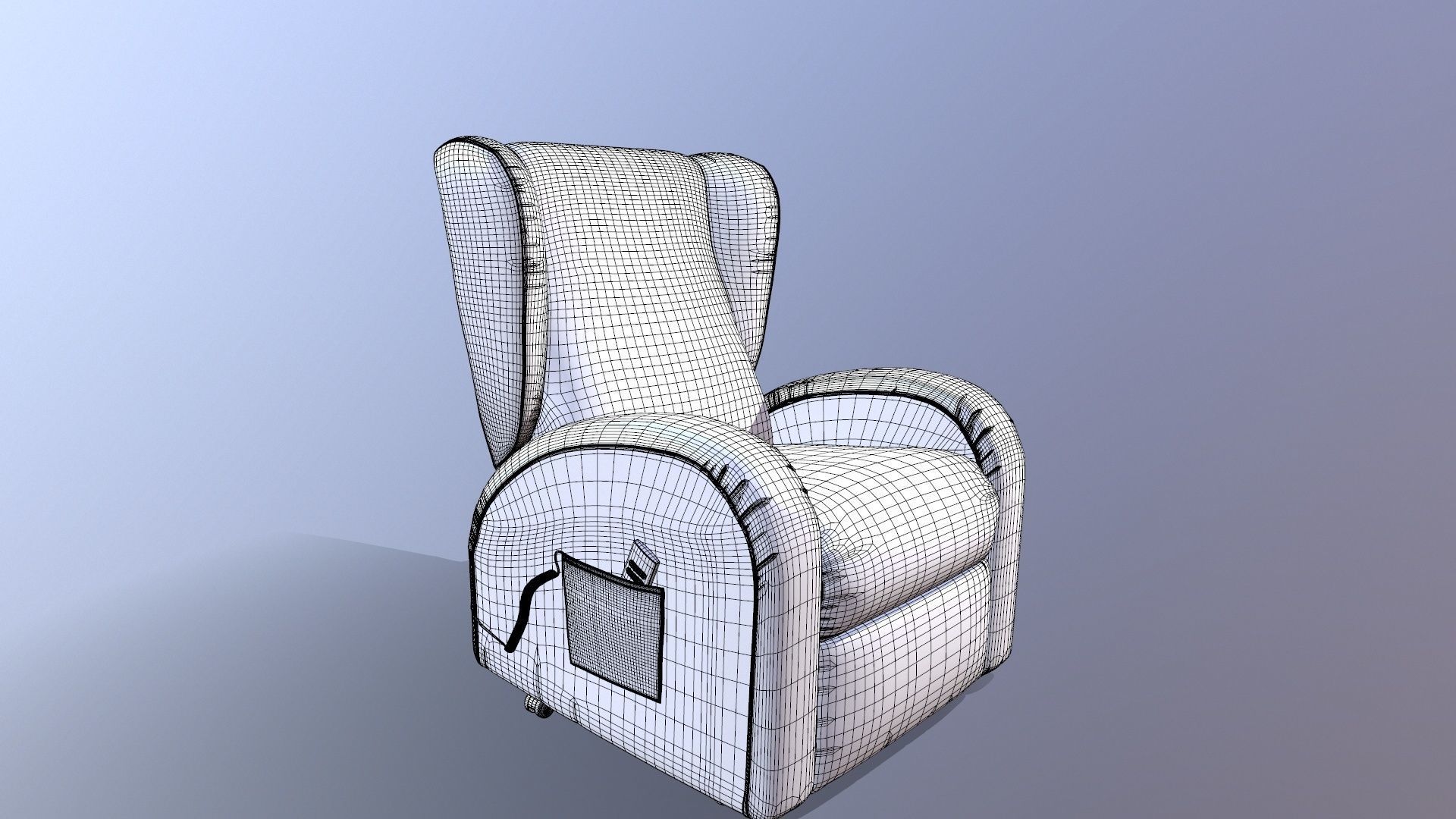 Recliner Chair 3D model_11