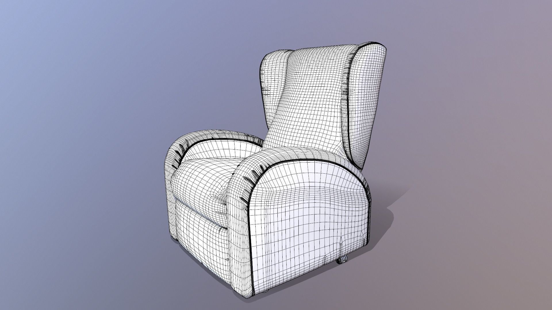 Recliner Chair 3D model_13