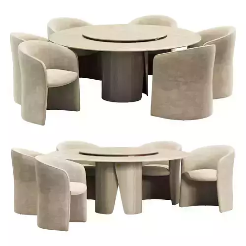 Gallotti and radice manto  dining set 2 d1500