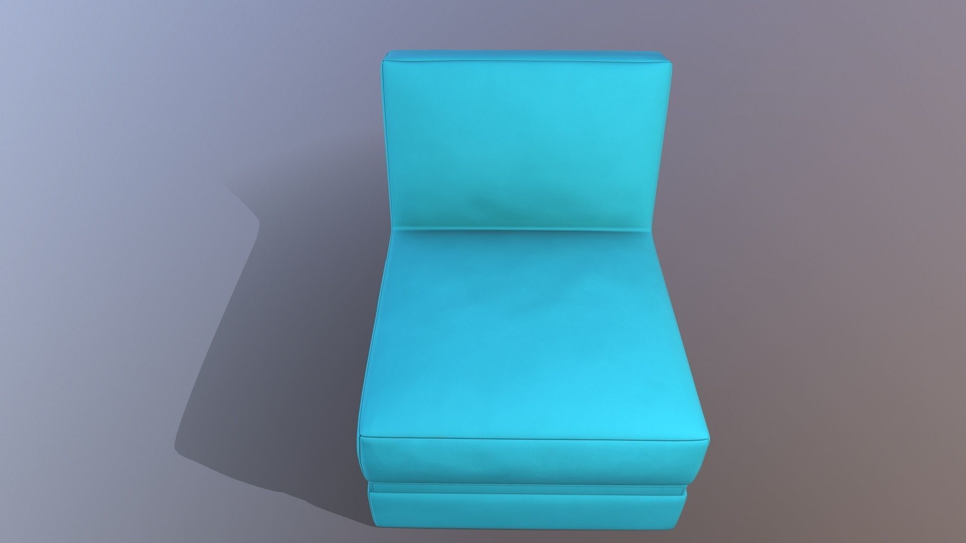 Scuba Twist Bean Bag Petrol 3D model_7