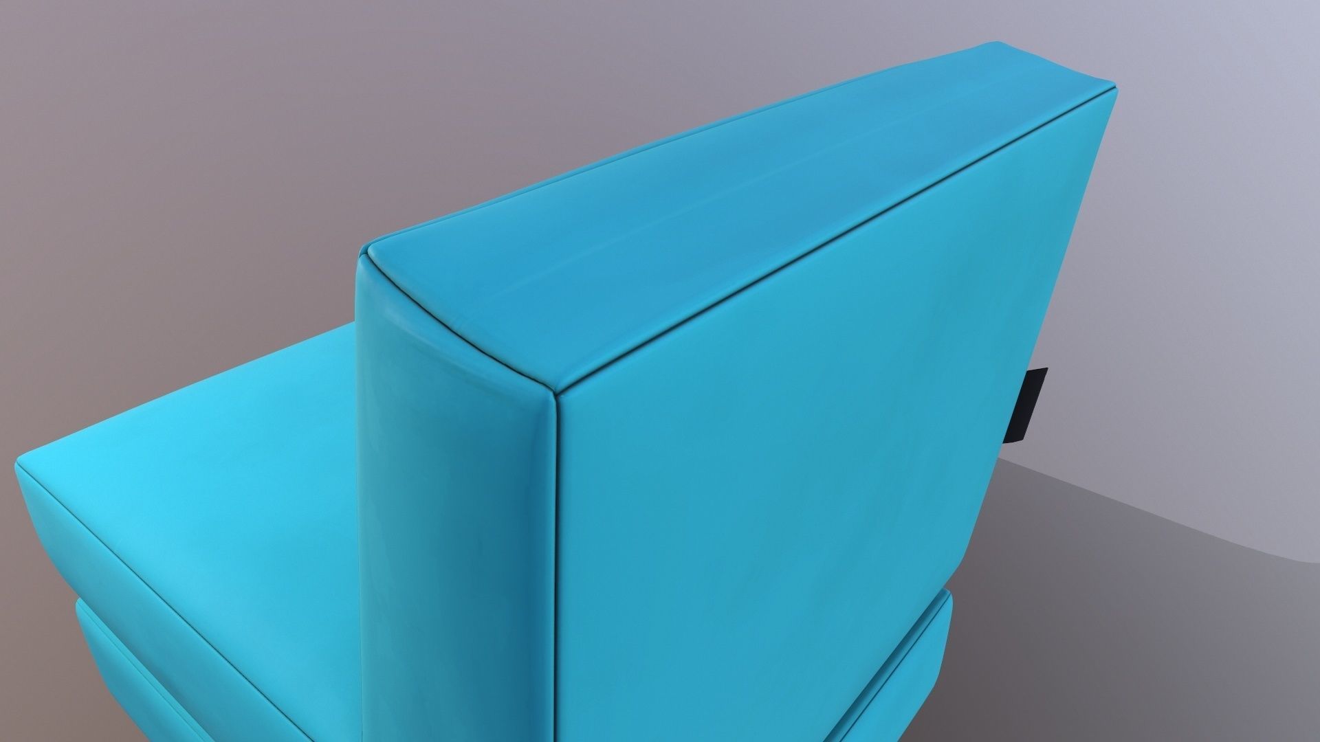 Scuba Twist Bean Bag Petrol 3D model_9