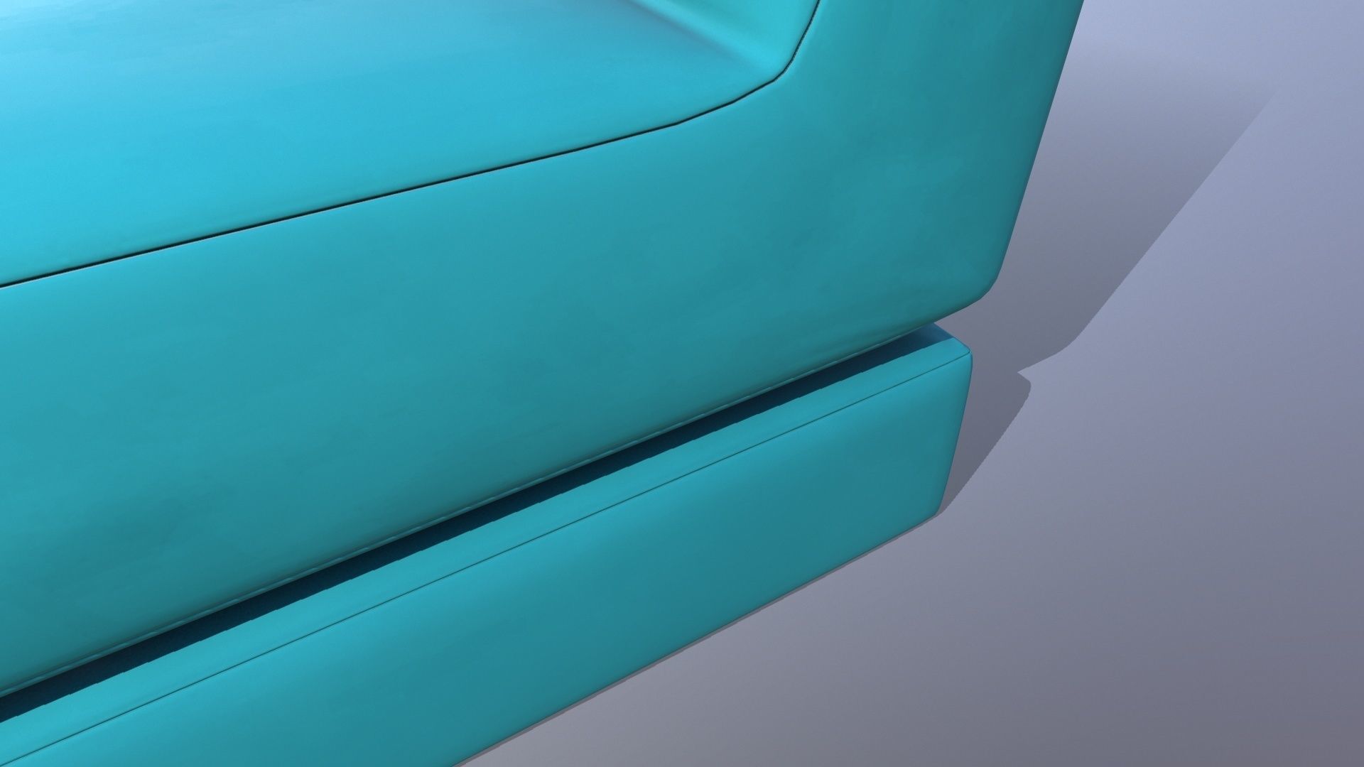 Scuba Twist Bean Bag Petrol 3D model_8