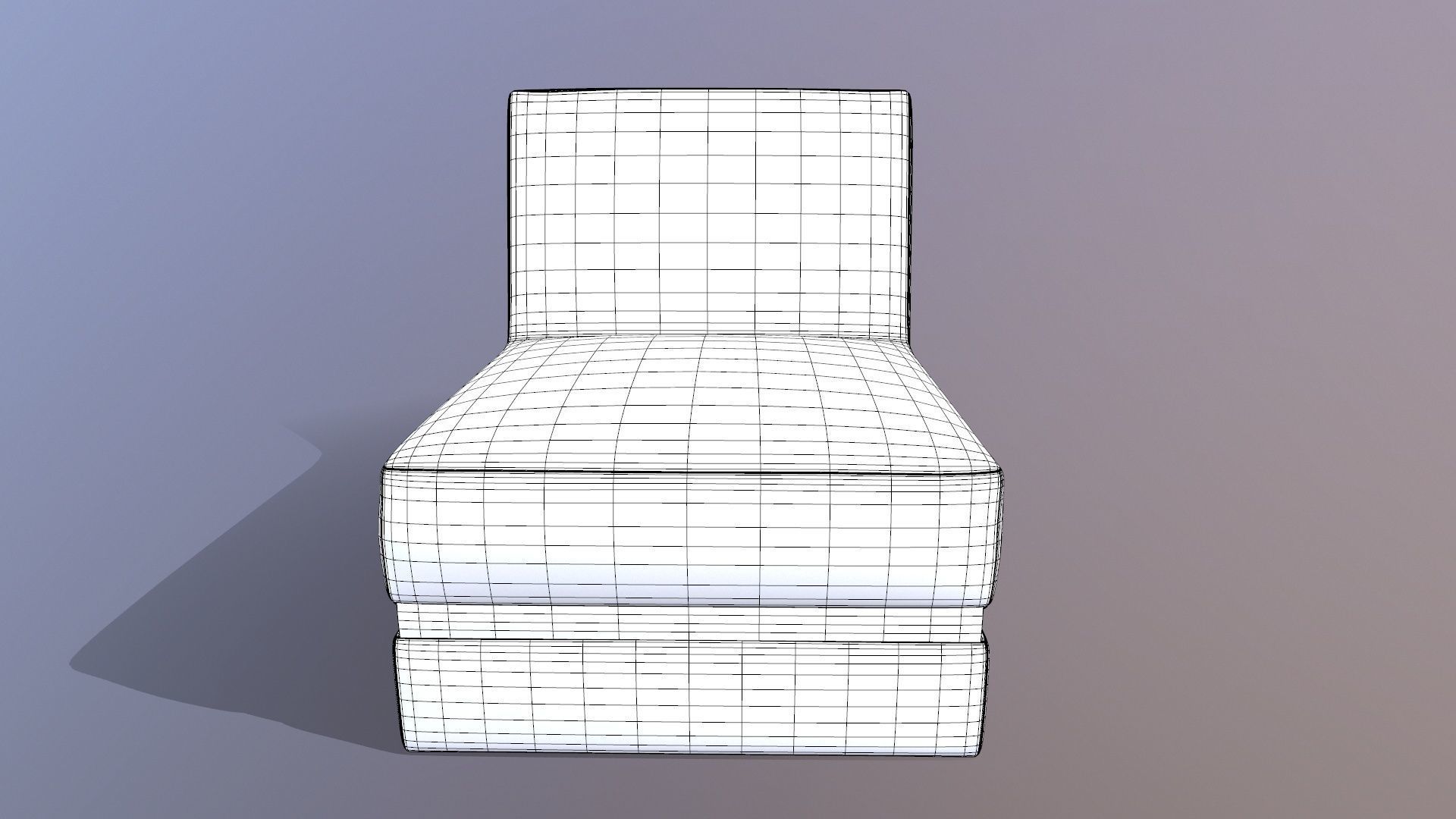 Scuba Twist Bean Bag Petrol 3D model_12