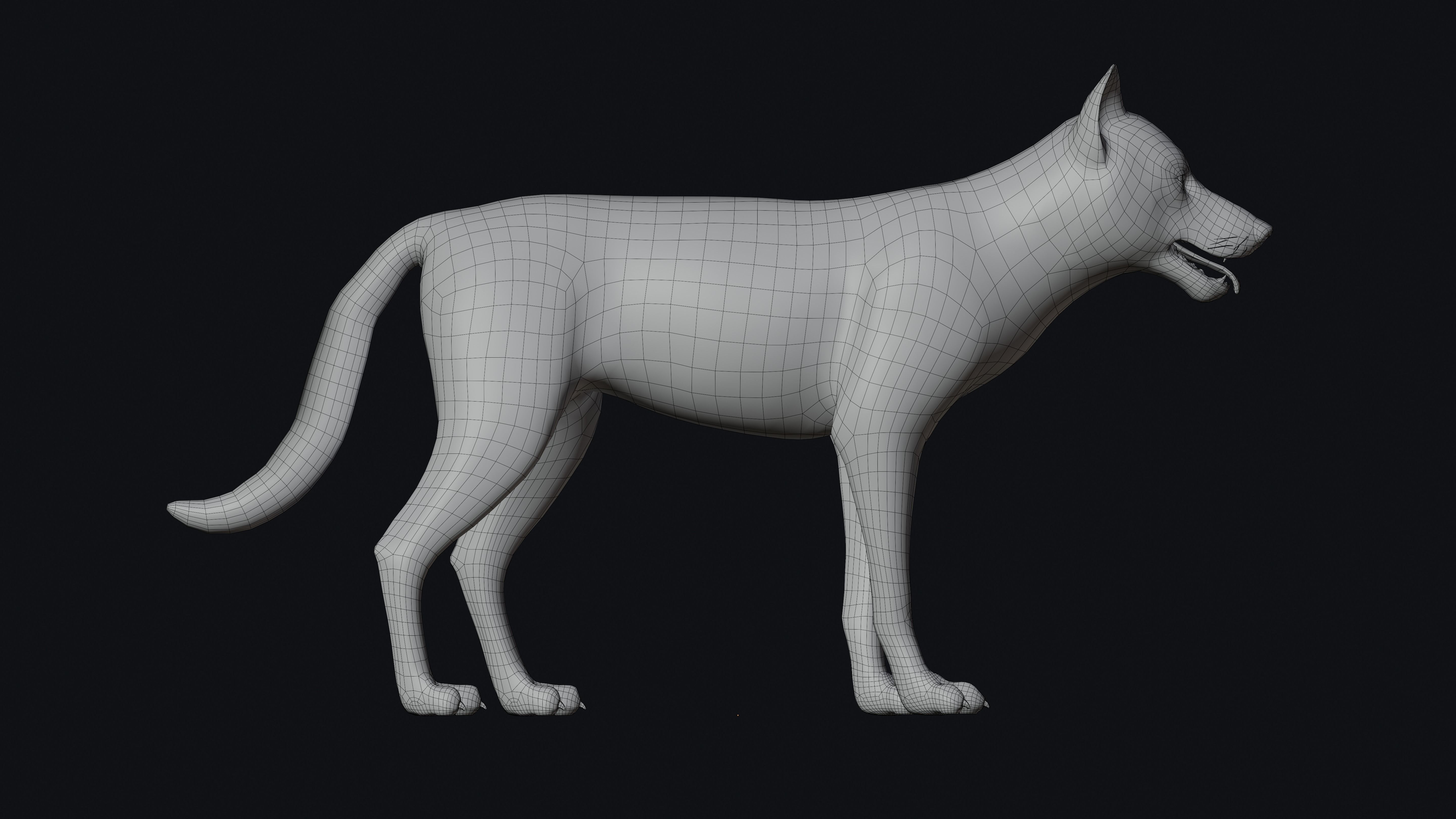 Wolf Animation 3D model_23