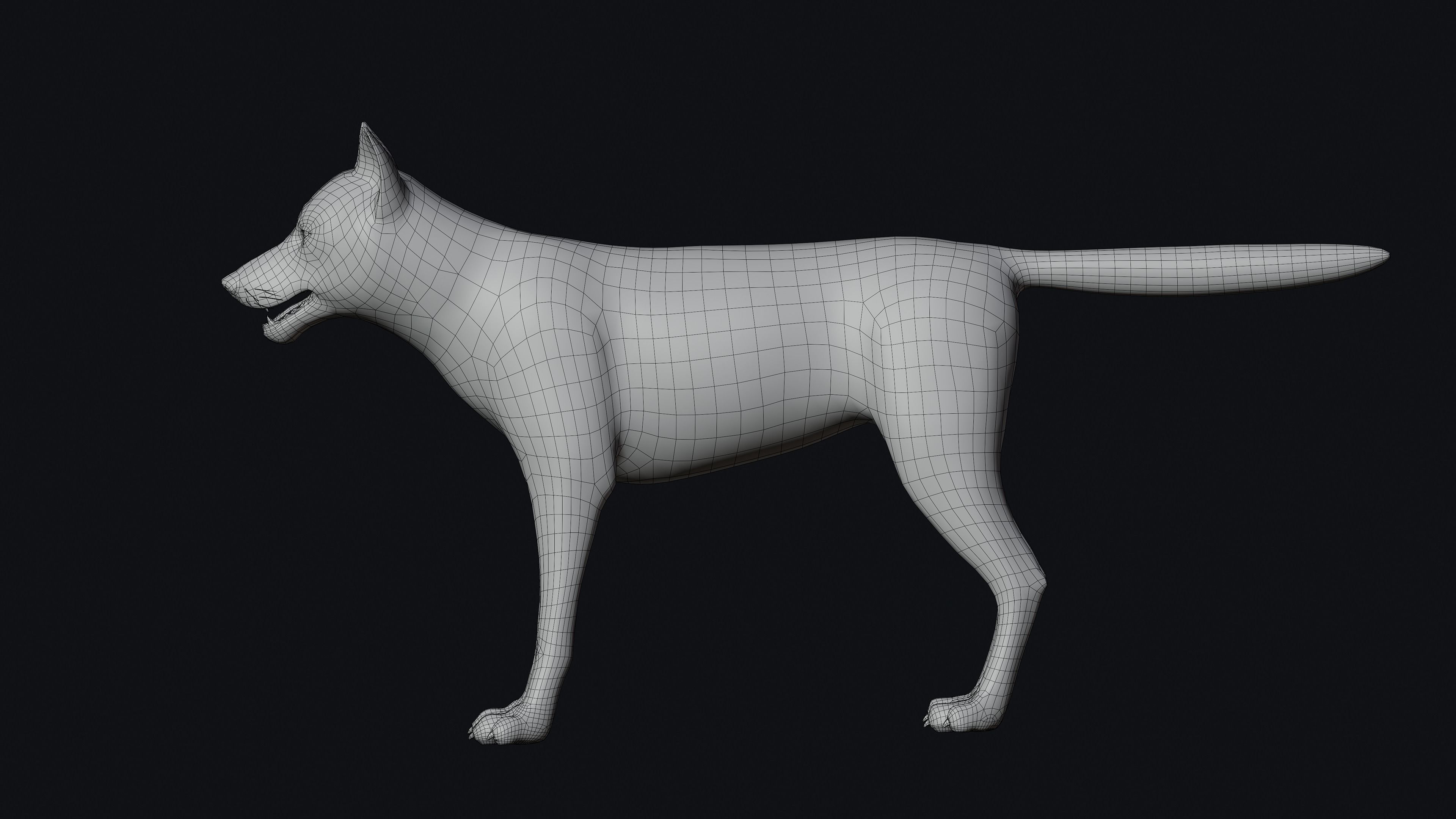 Wolf Animation 3D model_24