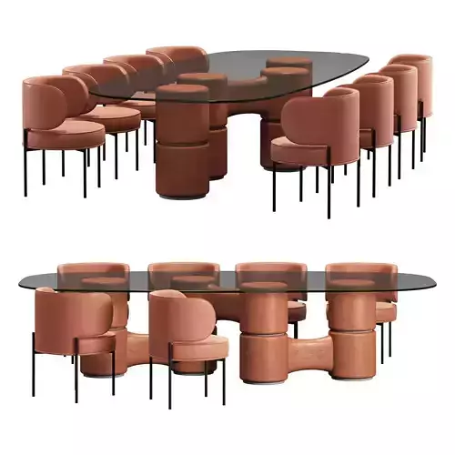 Gallotti and radice molecola dining set 1 320x150