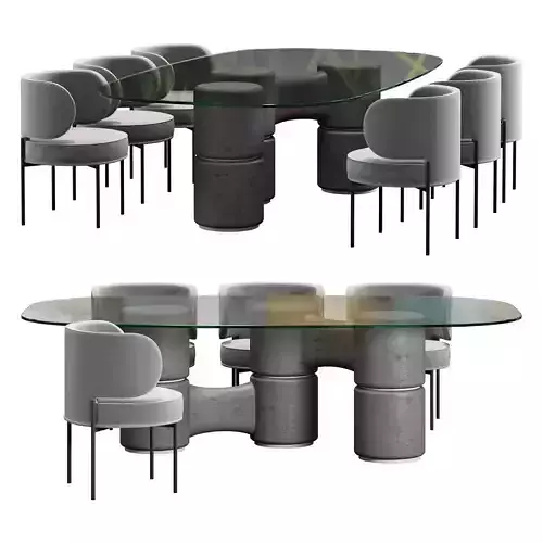 Gallotti and radice molecola dining set 2 260x150