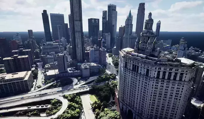 NewYork City High Poly Scan