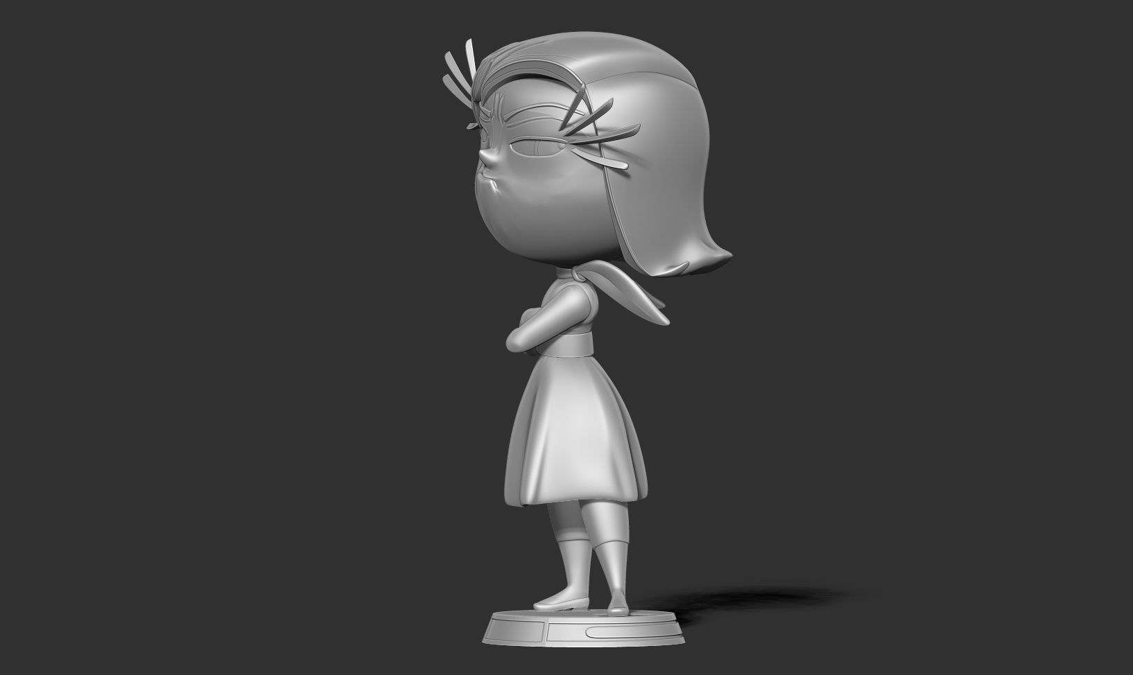 Disgust - Inside Out 2 Fanart 3D print model_11