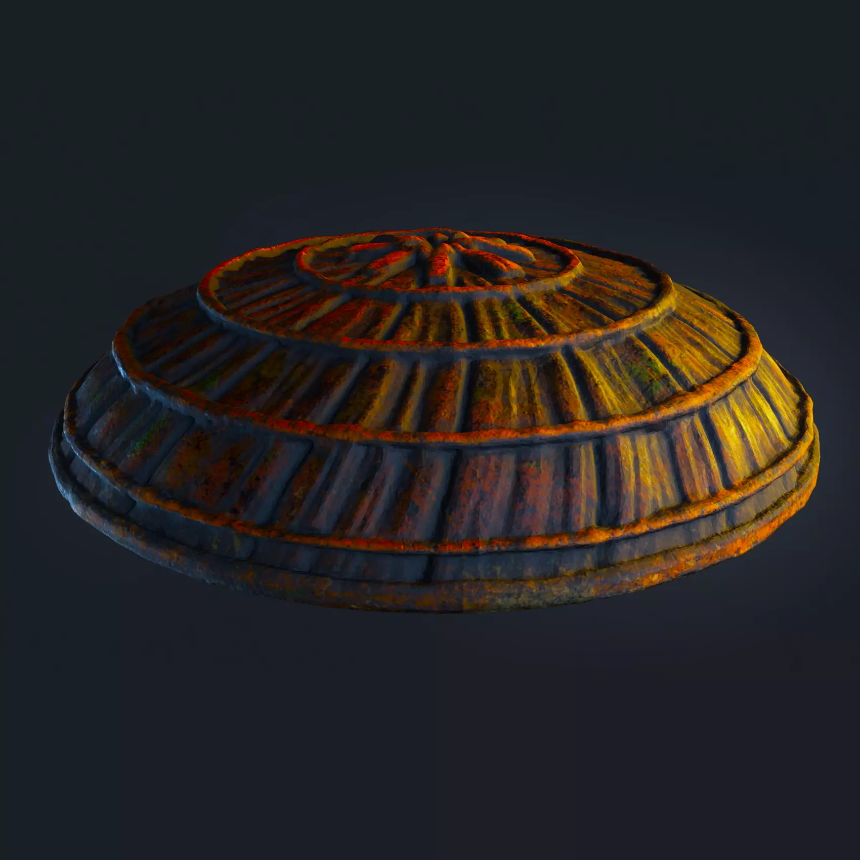 japanese hat traditional 3D print model_0