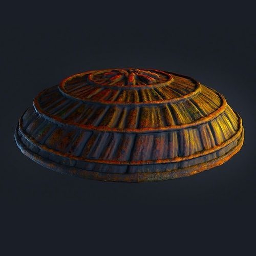 japanese hat traditional 3D print model