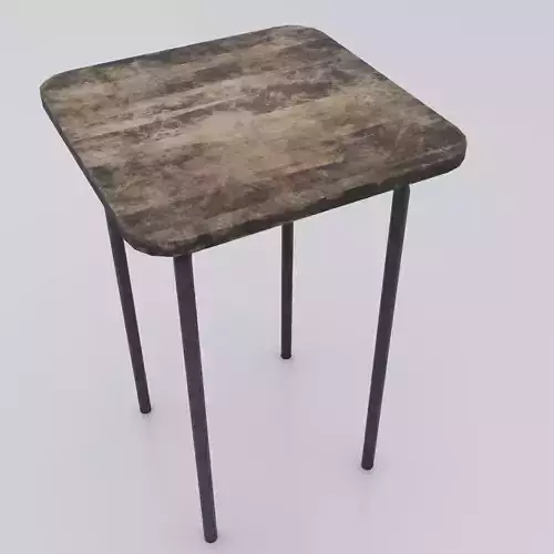 Old dirty stool