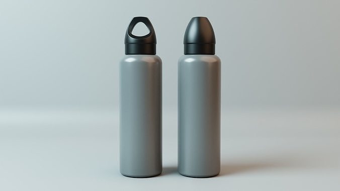 Steel water bottle Free 3D model