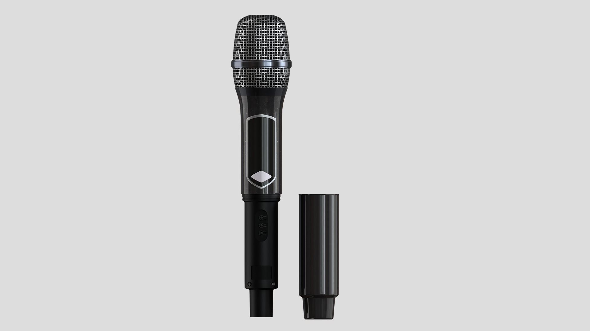 Wireless Microphone 3D model_4