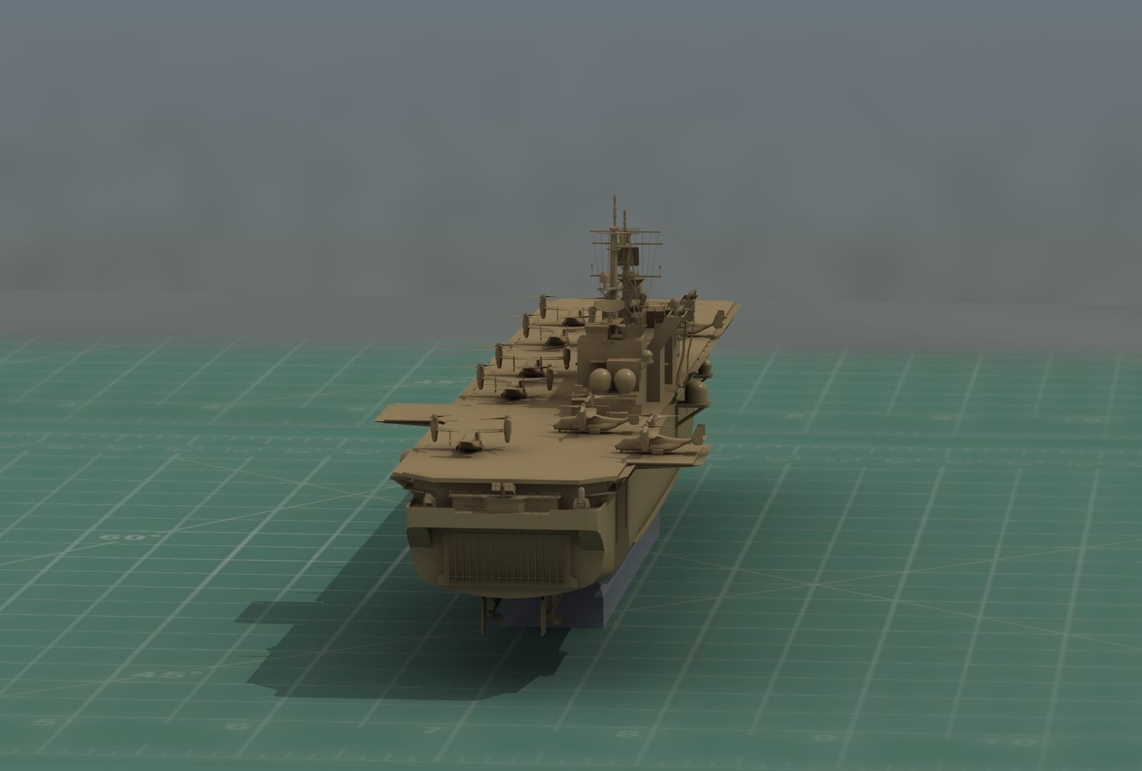 USS America LHA6 Warship 3D Print Model 3D print model_19
