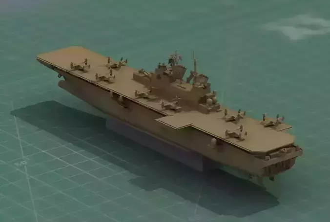 USS America LHA6 Warship 3D Print Model 3D print model