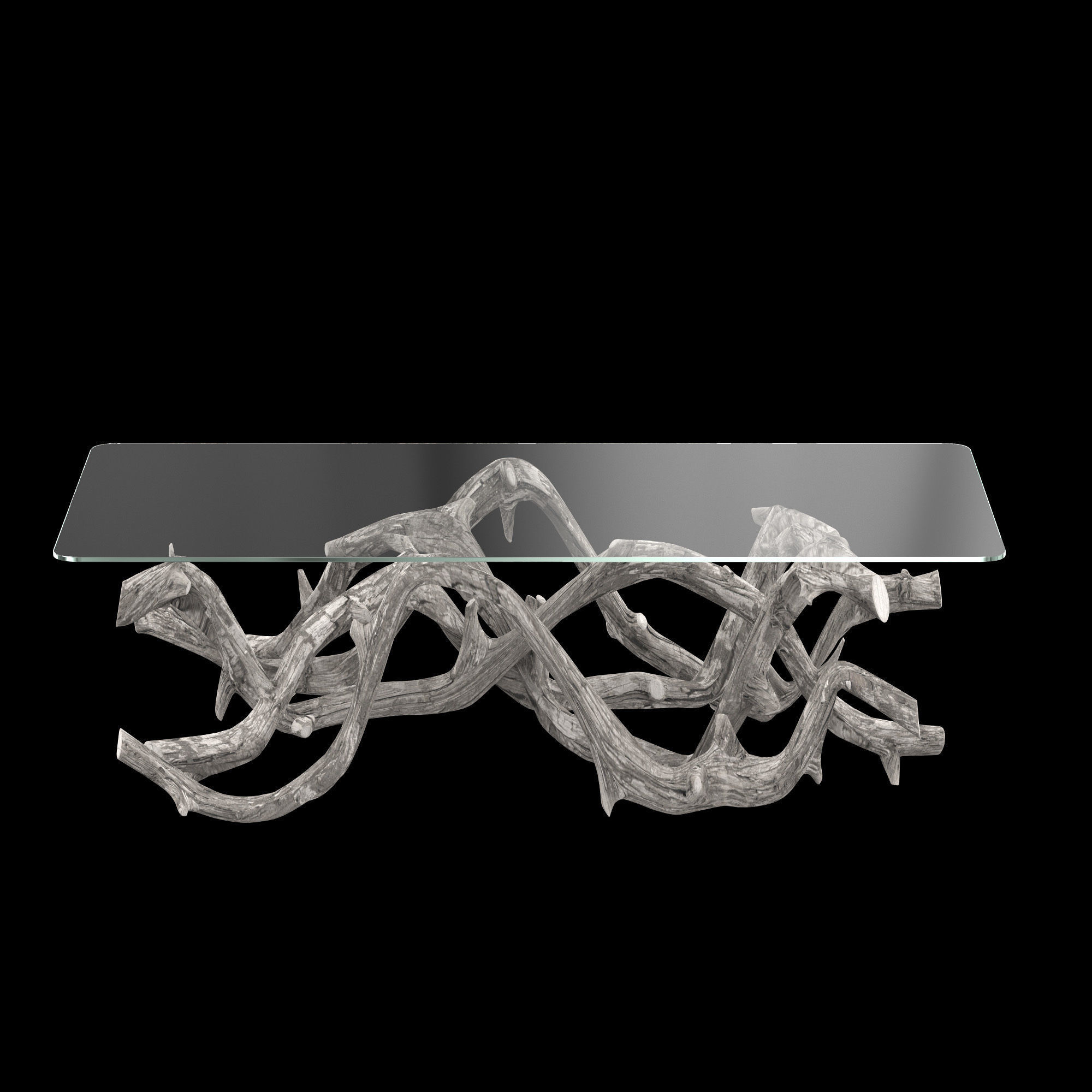 Driftwood Coffee Table 3D model_1