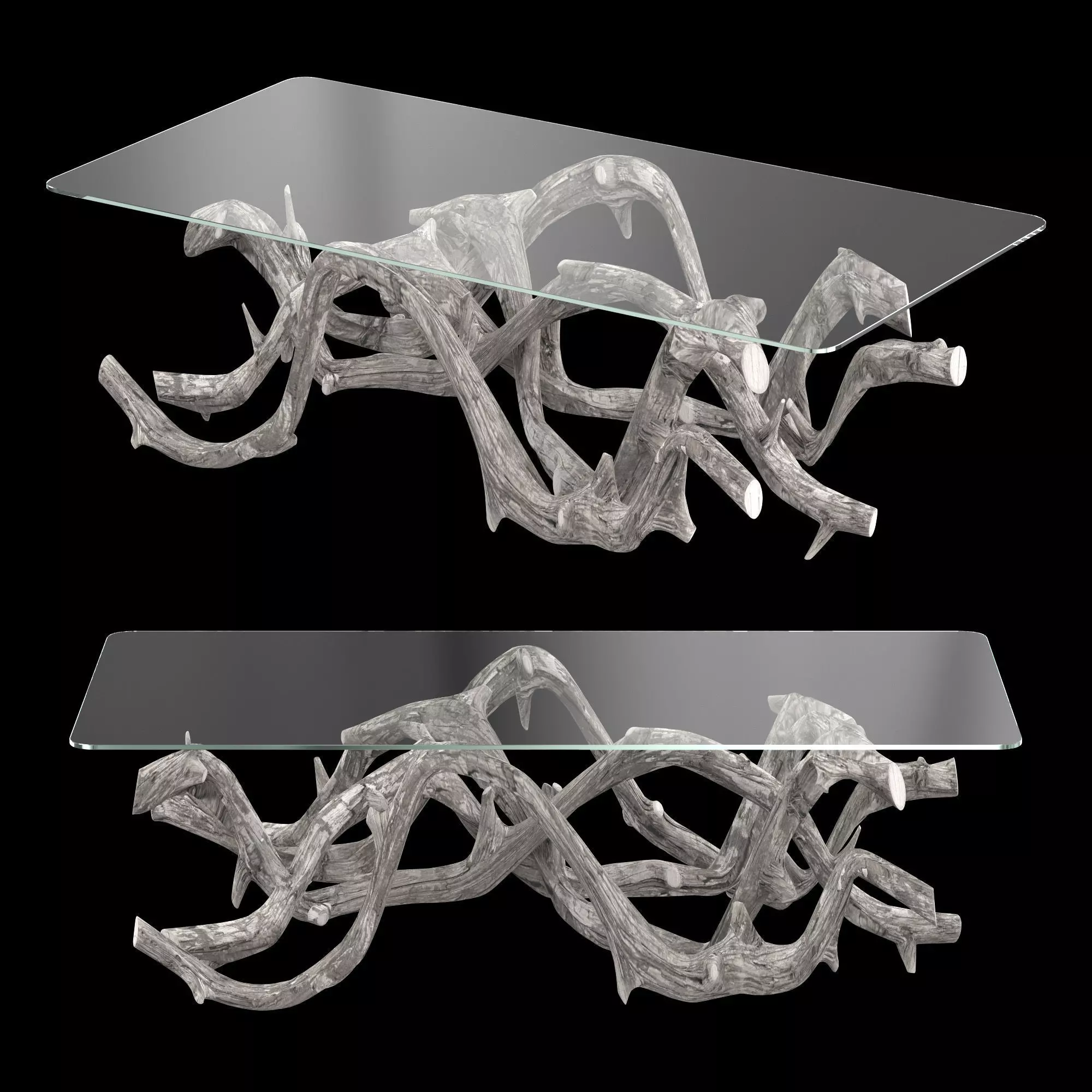 Driftwood Coffee Table 3D model_0