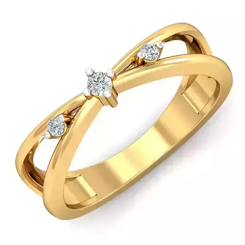 Claire Infinity Diamond Ring 3D print model