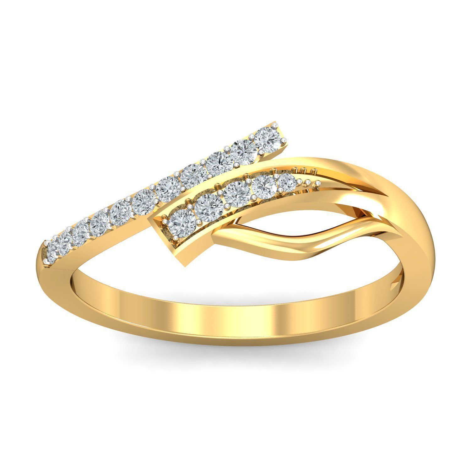 Dreamy Dalliance Diamond Generic Rin 3D print model_1