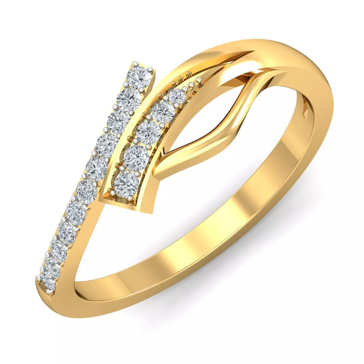 Dreamy Dalliance Diamond Generic Rin 3D print model_0