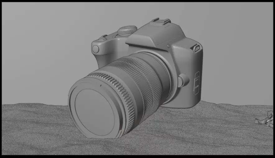 digital video camera Free 3D model_0