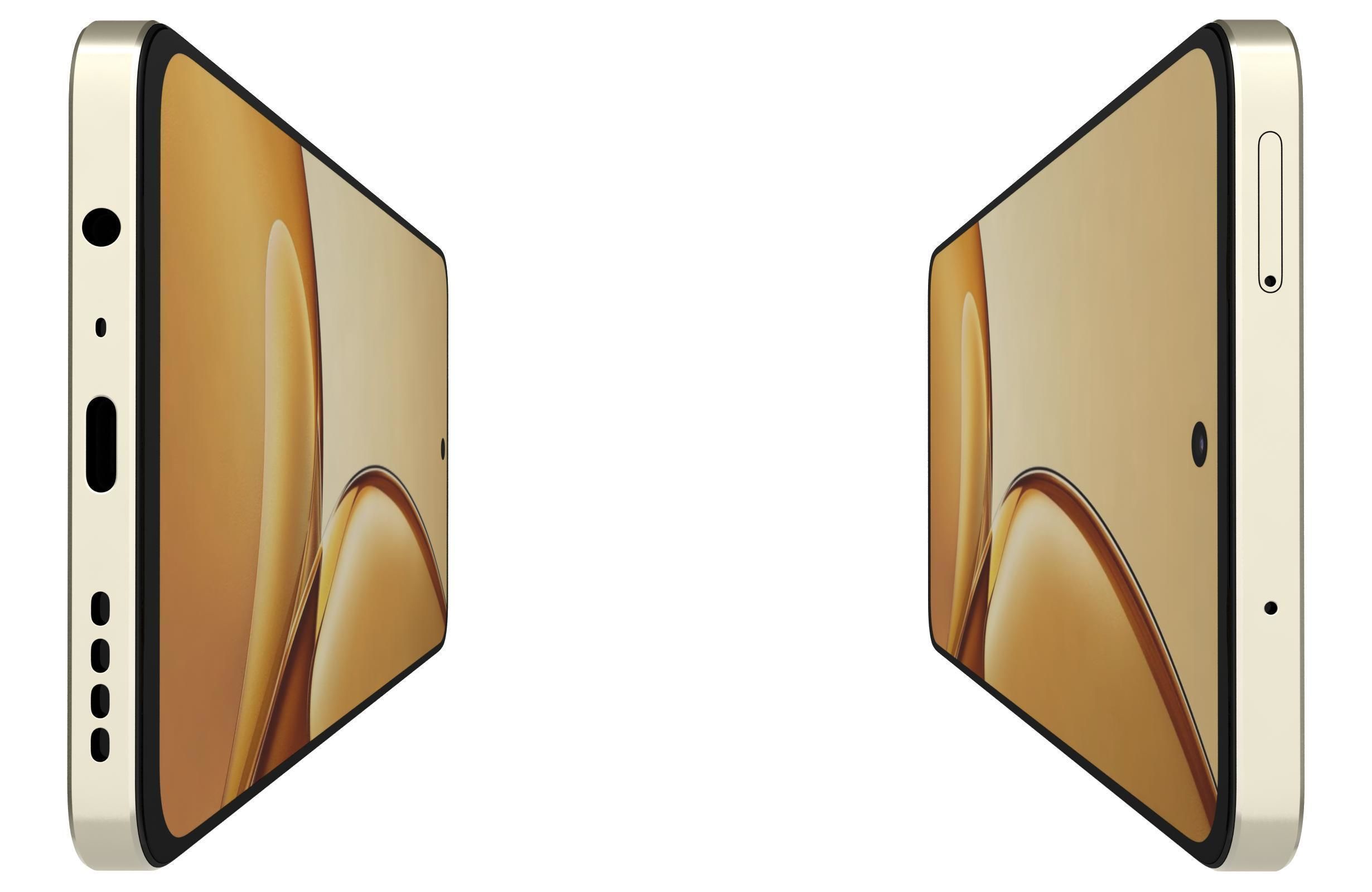 Realme V60s Star Gold 3D model_8