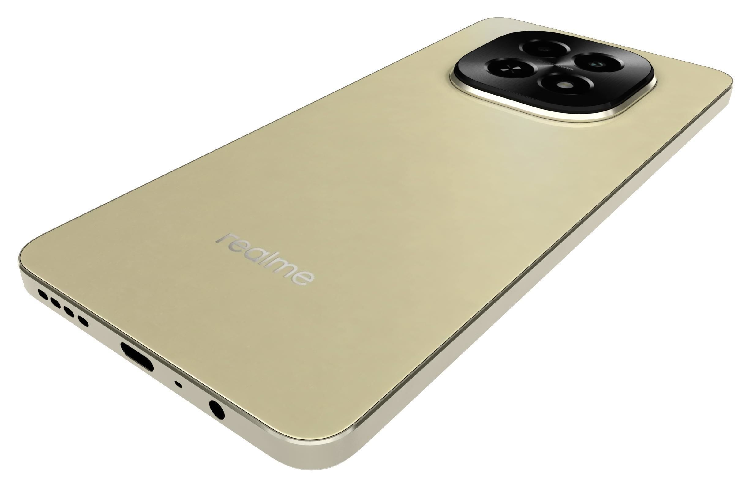 Realme V60s Star Gold 3D model_14