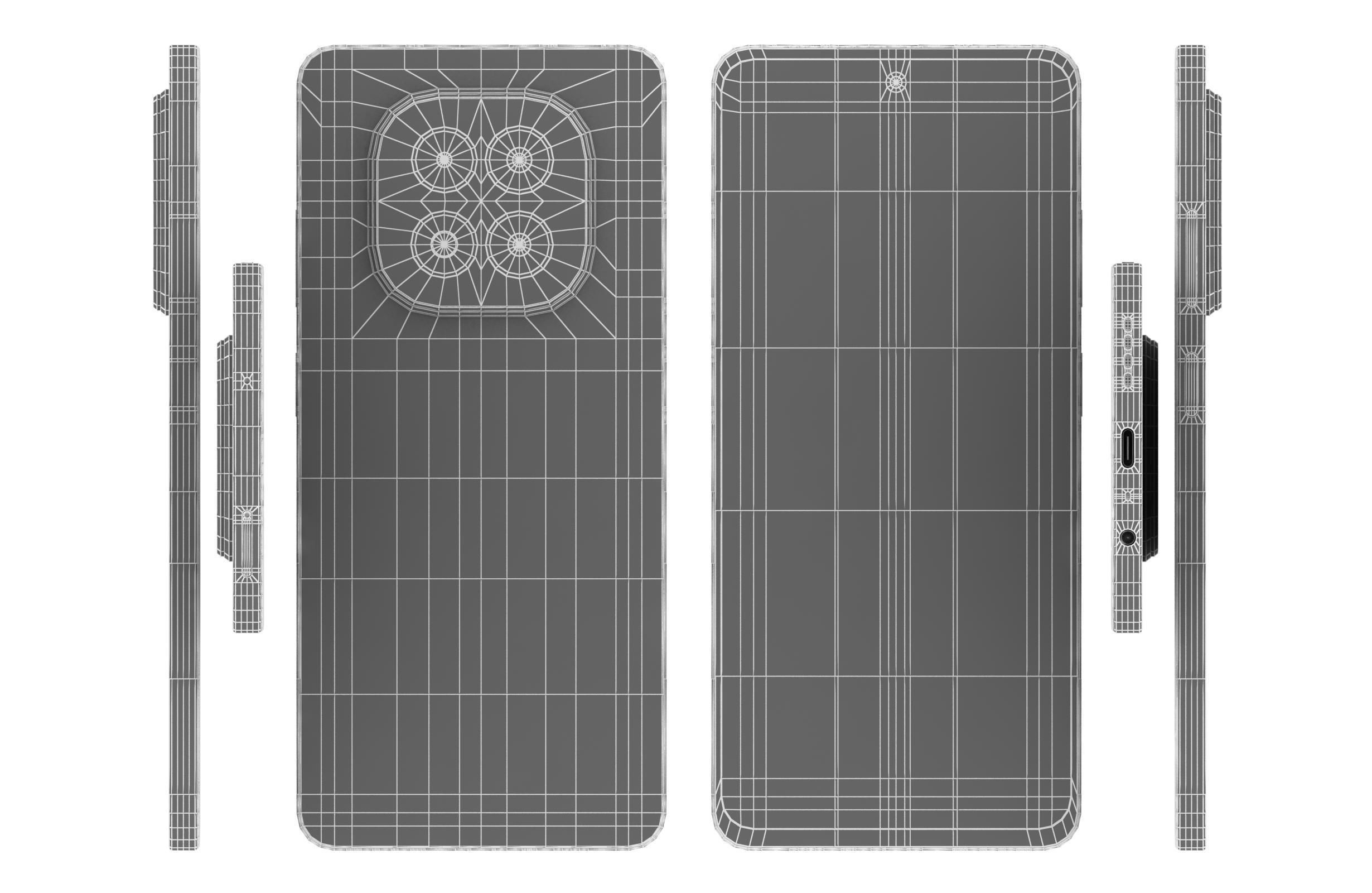 Realme V60s Turquoise 3D model_16