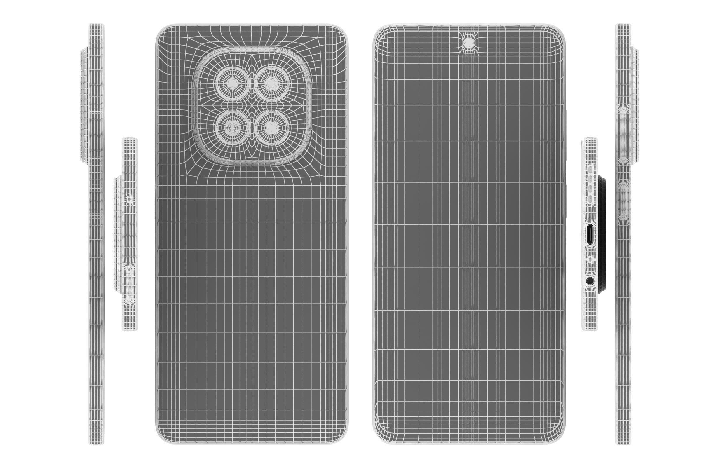 Realme V60s Turquoise 3D model_17