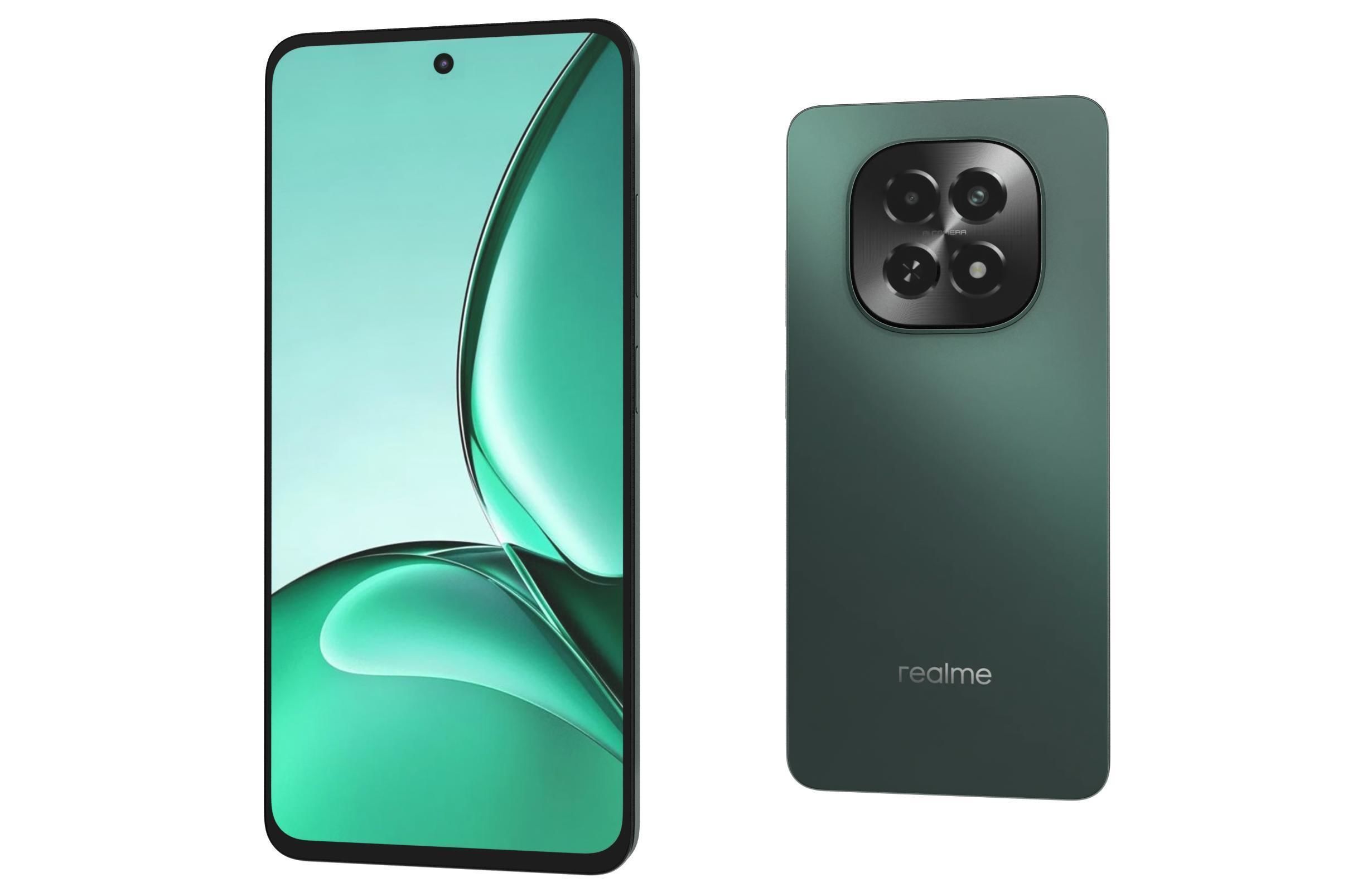 Realme V60s Turquoise 3D model_6