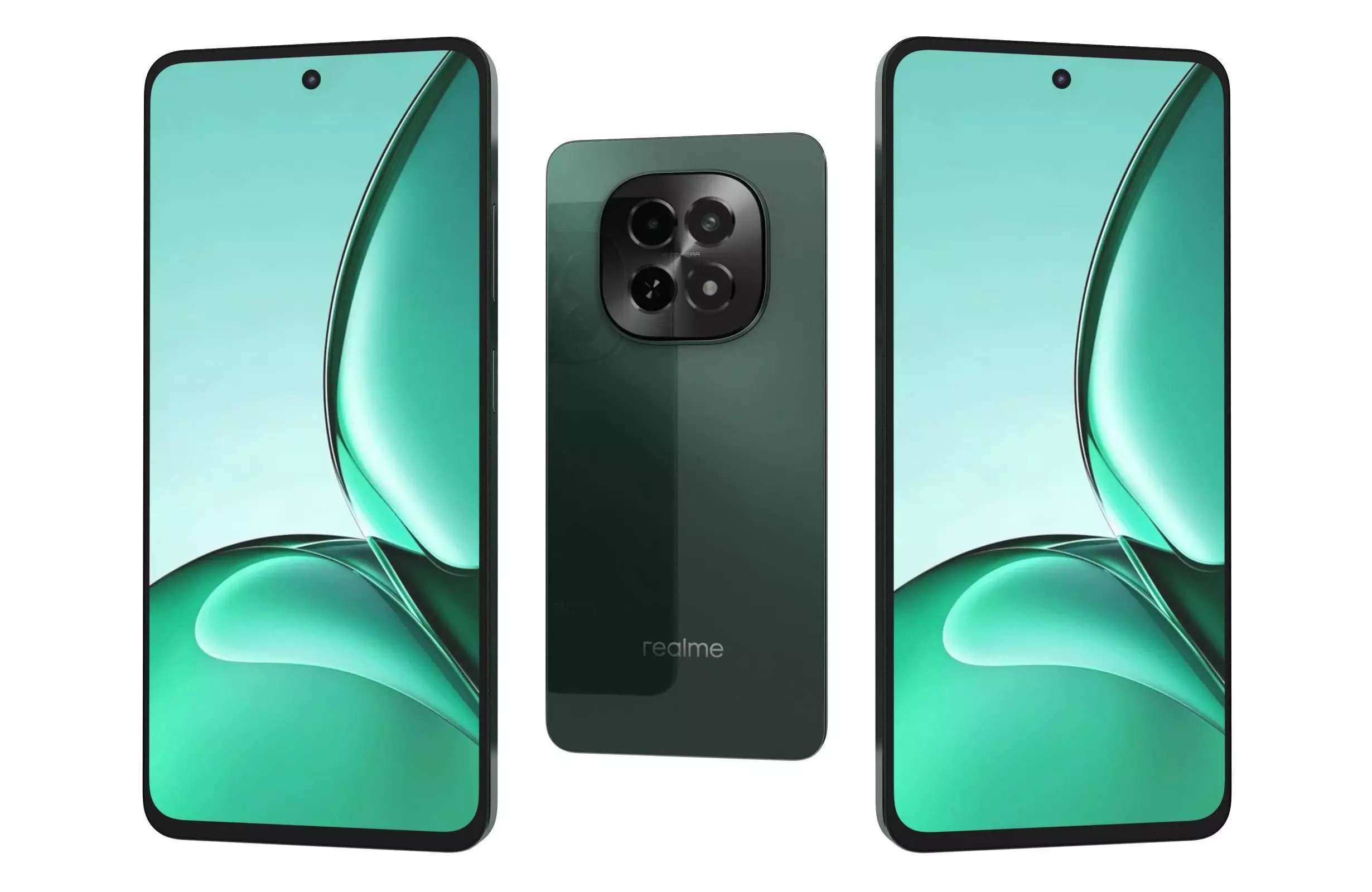 Realme V60s Turquoise 3D model_0