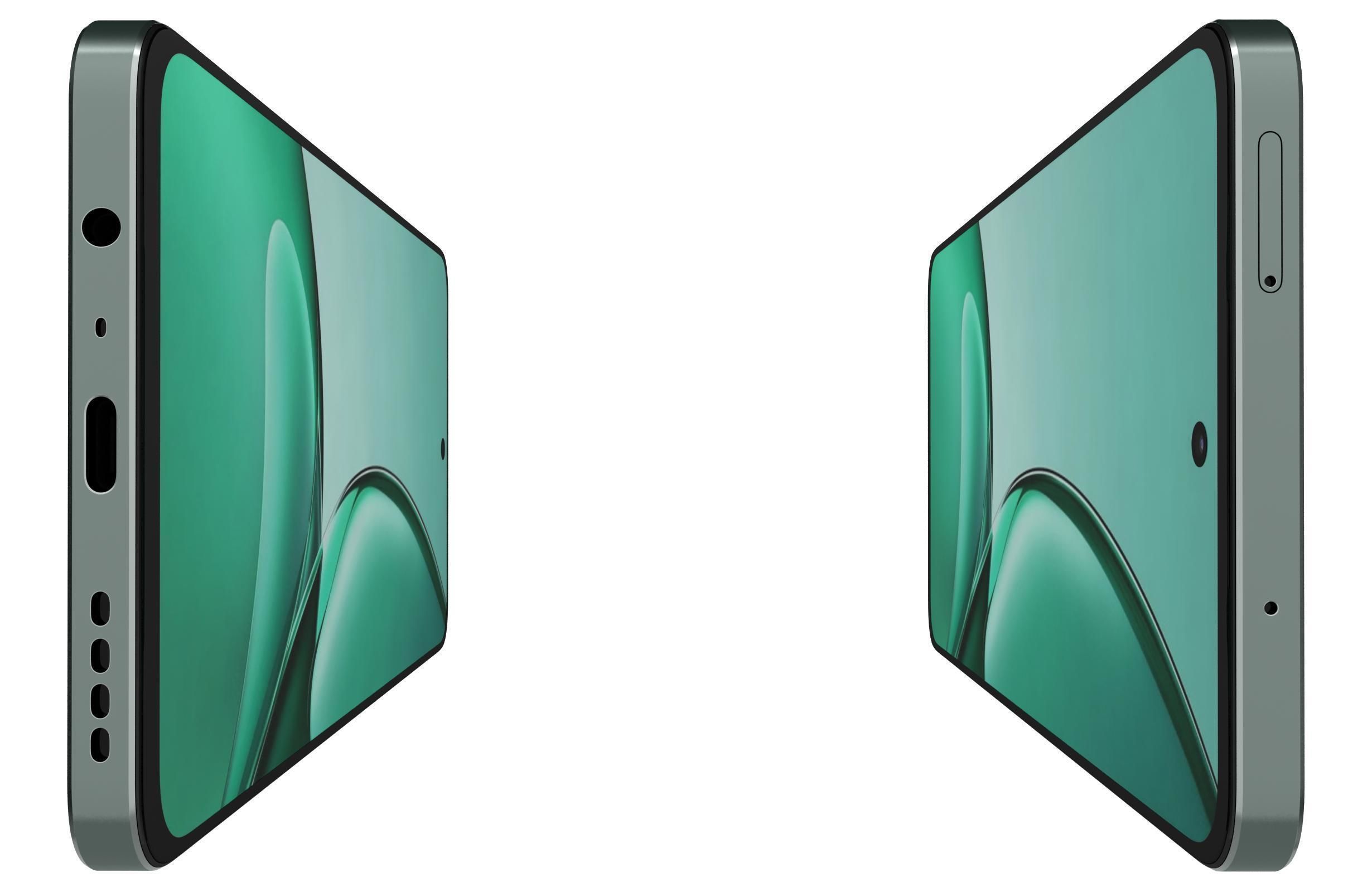 Realme V60s Turquoise 3D model_8